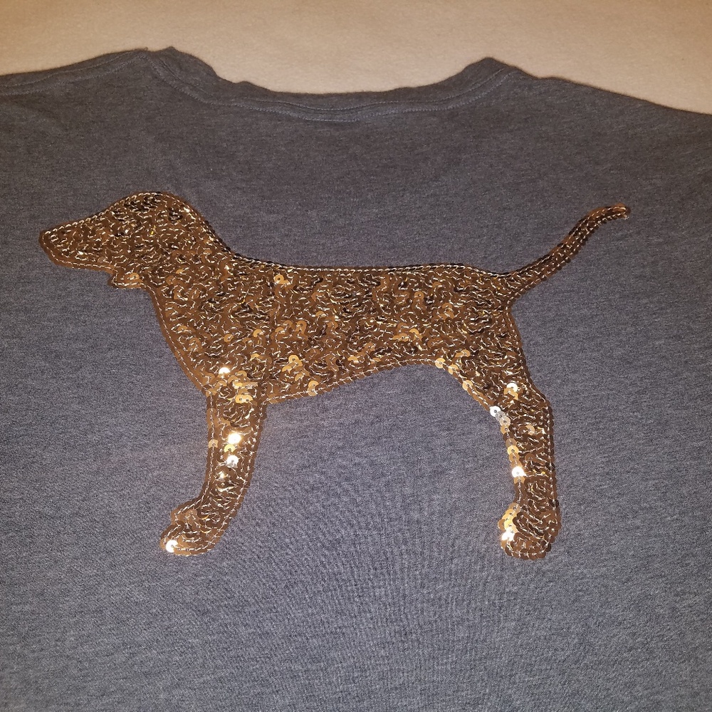 PINK Bling T Sz L